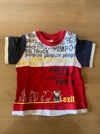 Tee shirt pompiers
