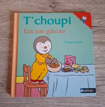 Livre T'choupi fait un gâteau