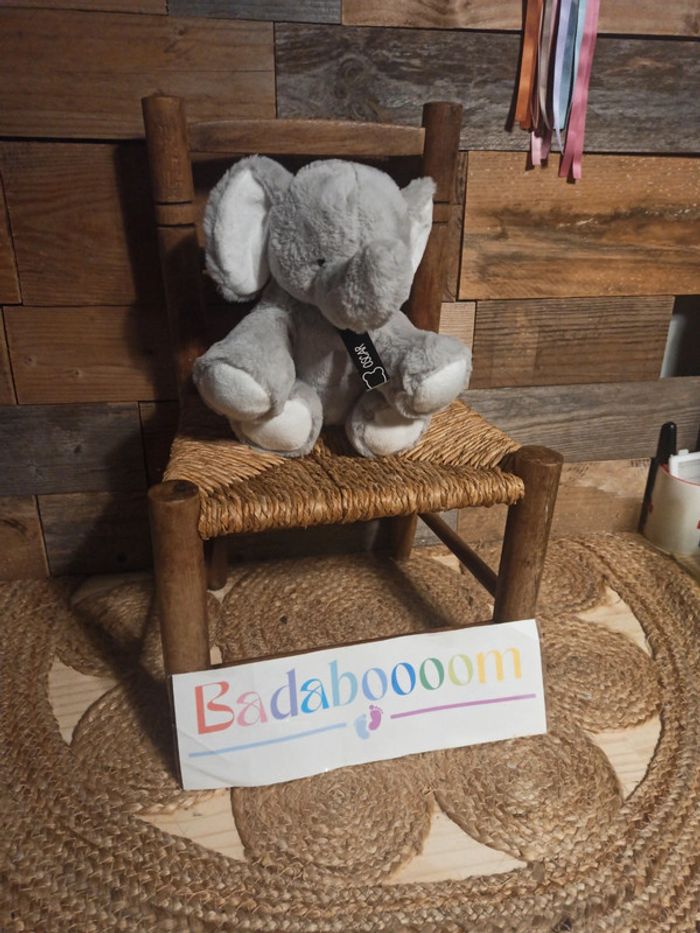 Peluche elephant Oscar J Line neuf