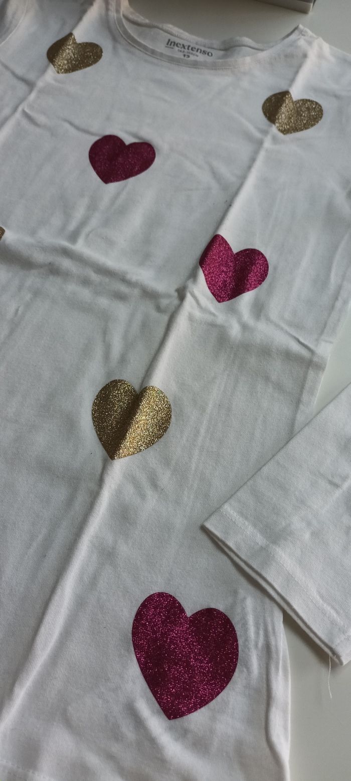 T-shirt coeurs - photo numéro 2