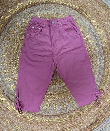 Vintage années 90 - pantacourt rose