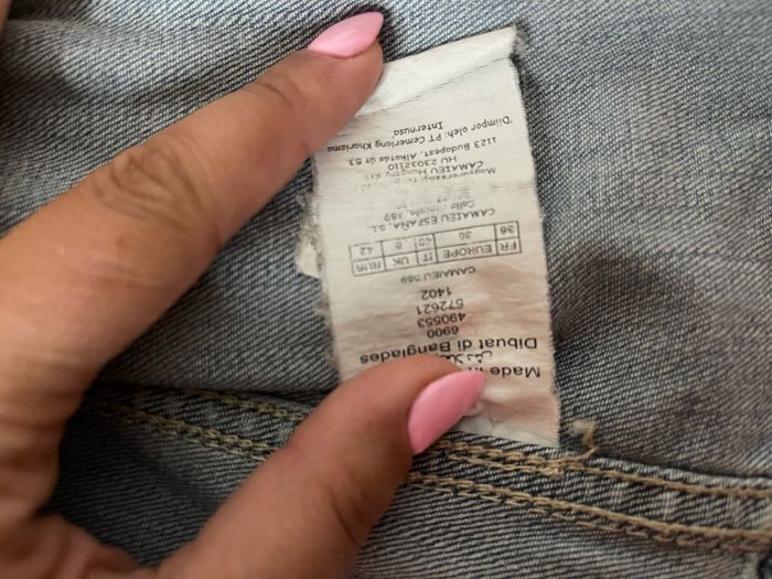 Veste en jean camaïeu - photo numéro 7