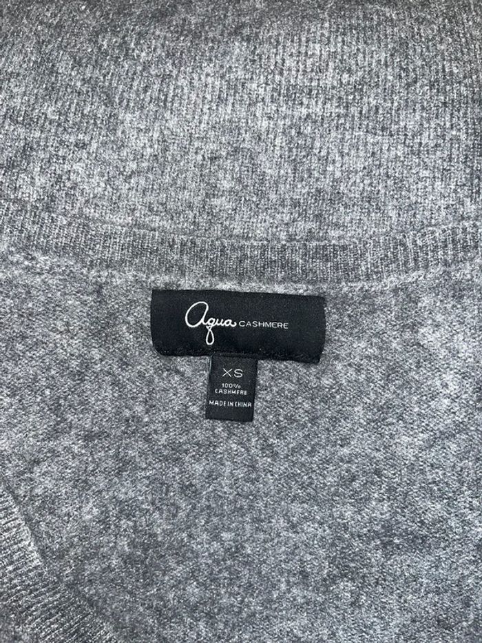 Pull en cachemire gris, taille XS - photo numéro 4