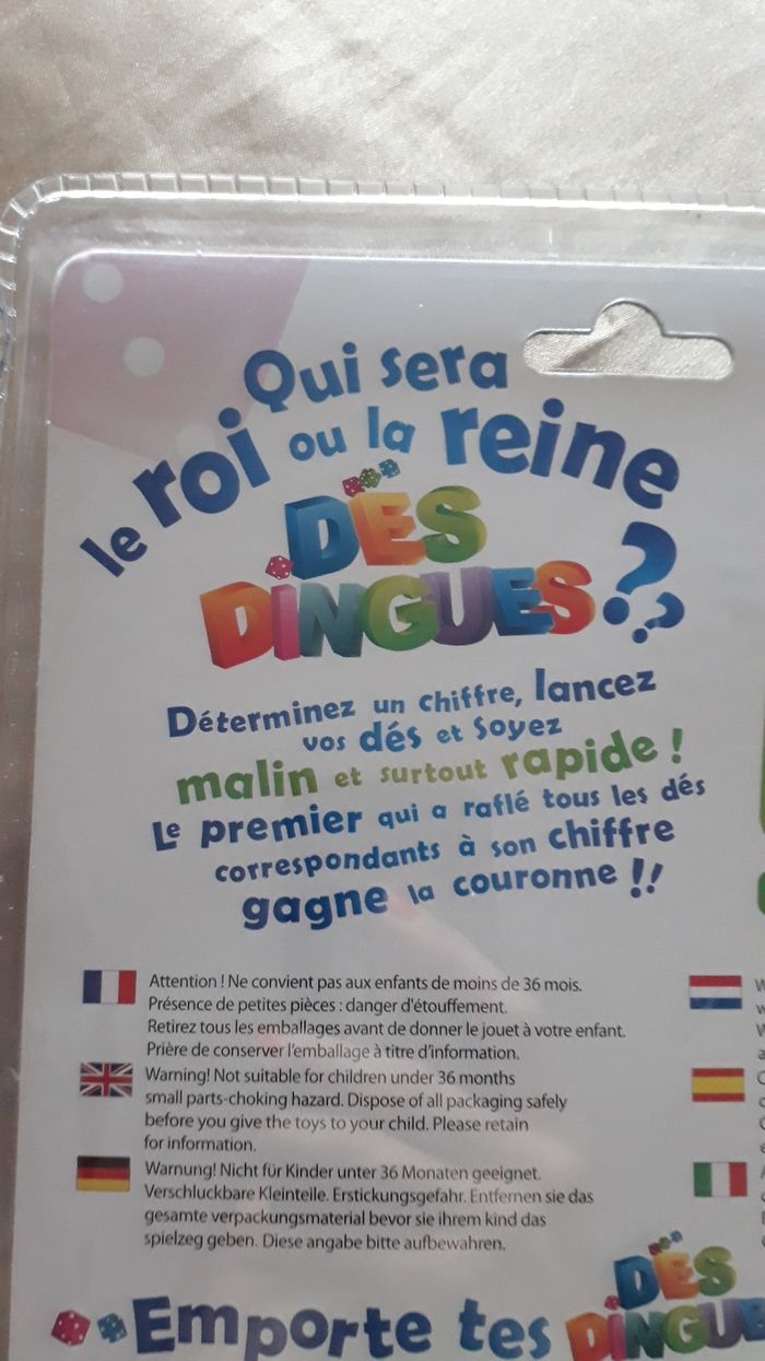 Jeu dés dingues - 64 dés - photo numéro 3