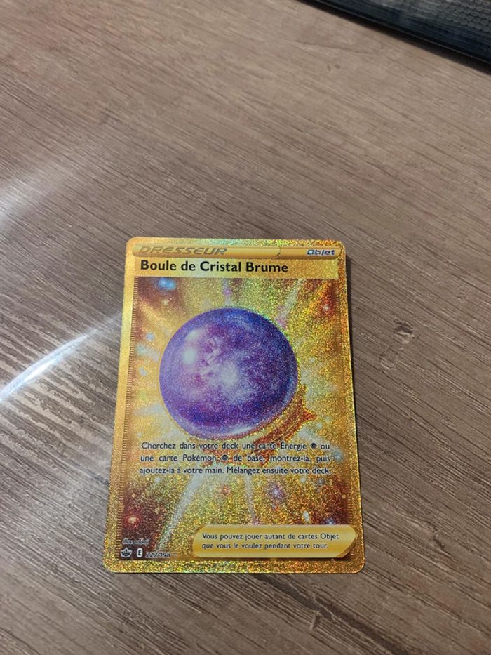 Carte pokémon Boule de Cristal Brume Glod Règne de glace