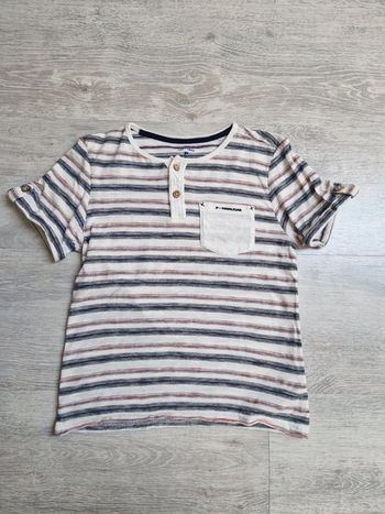 Polo pataugas à rayures taille 10 ans