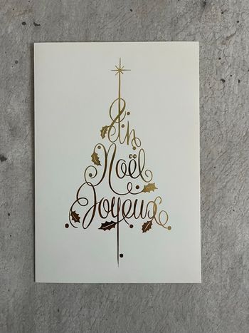 Carte un Noël joyeux