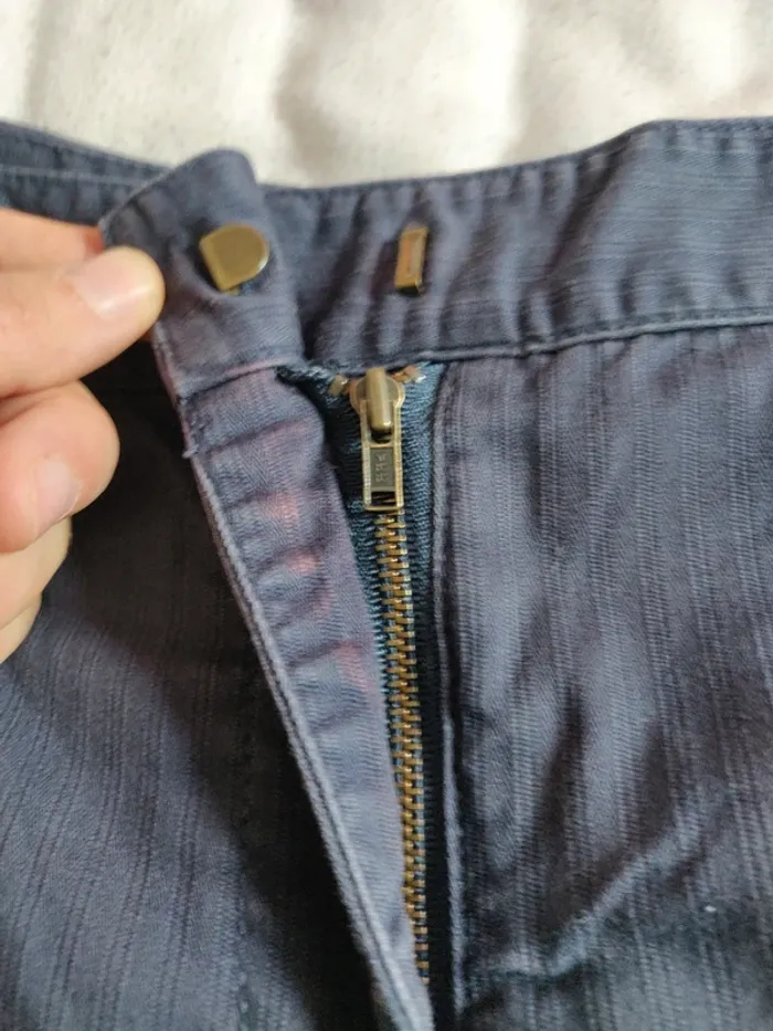 Pantalon droit Etam bleu marine taille 40 - photo numéro 6