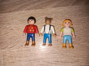 Figurines Playmobil enfant vintage lot de 3 personnages rares