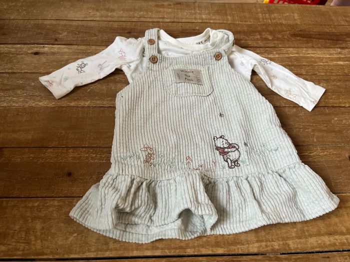 Salopette en robe velours