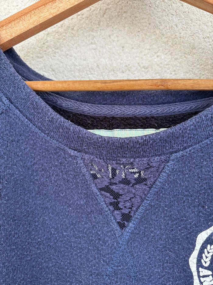 Pull bleu marine Superdry Athletics taille M - photo numéro 3