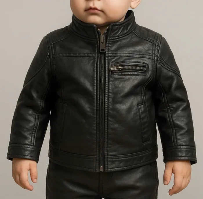 Veste en simili cuir enfant – 2 ans – In Extenso