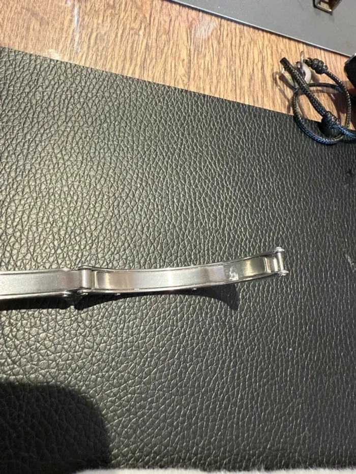 Bracelet jonc câble et acier - photo numéro 4