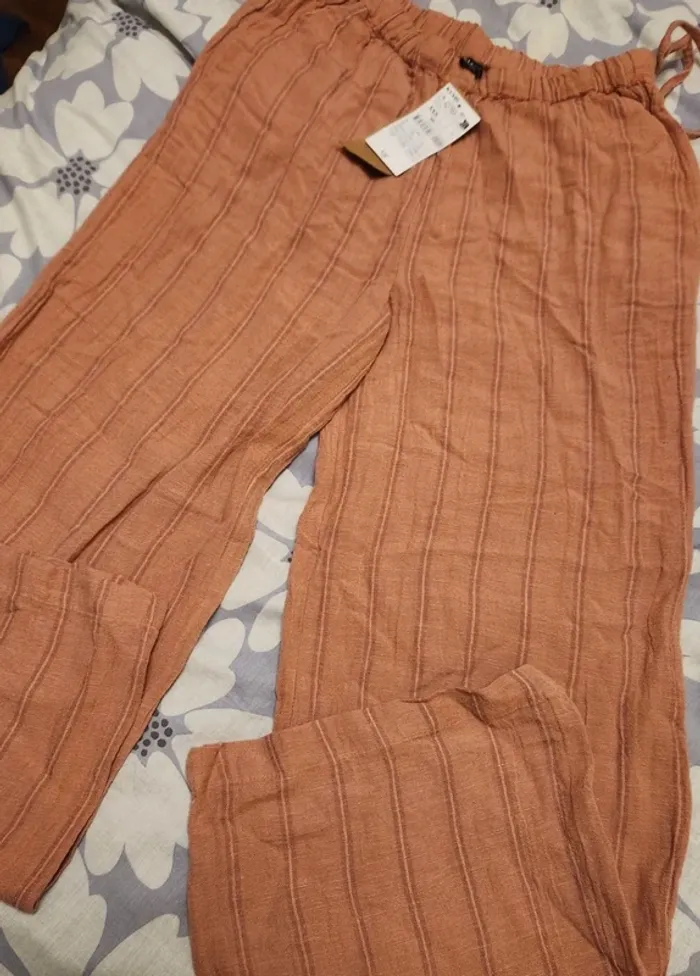 Pantalon en gaze de coton neuf - photo numéro 4