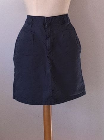 Jupe Cache Cache femme taille 36 bleu marine – Coupe droite – Bon état