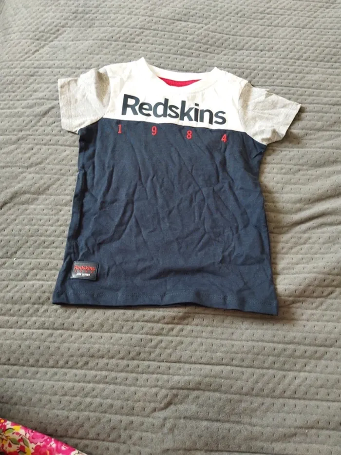 Tee shirt redskins