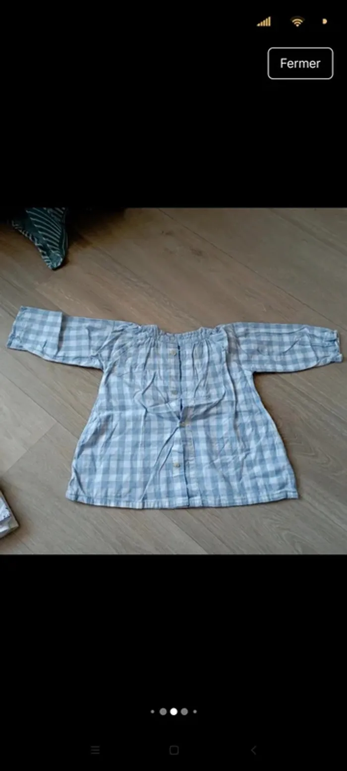 Lot 3 débardeurs et 1 chemise 6M - photo numéro 6