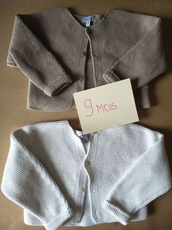 Gilets cardigans courts