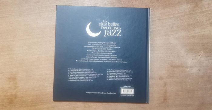 🌼Livre-CD Les plus belles berceuses jazz Didier jeunesse Neuf 🎶🌙 - photo numéro 3