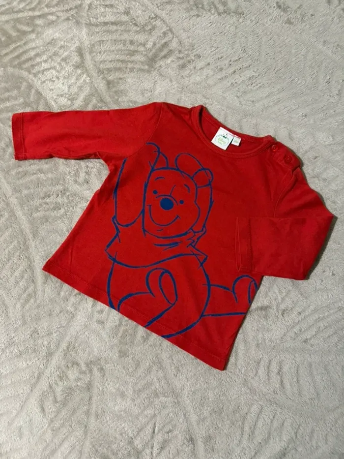 T-shirt bébé garçon manches longues – Winnie l’Ourson
