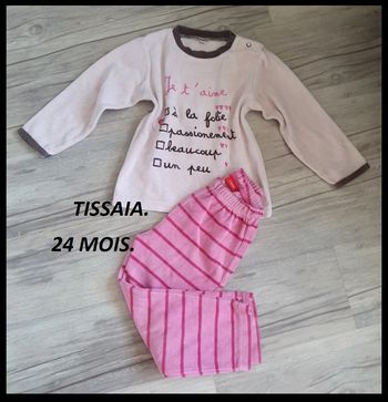 Beau pyjama hiver Tissaia T: 2 ans