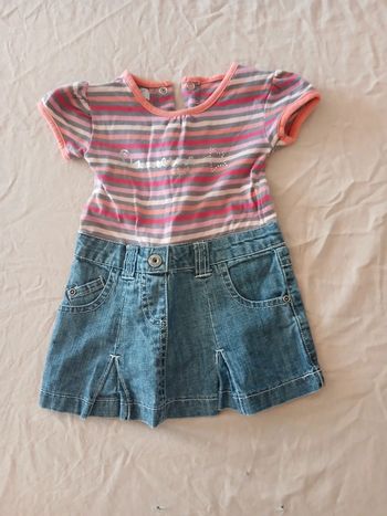 Robe manches courtes 6 mois