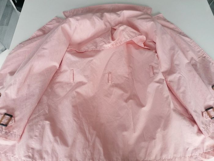 Imperméable trench rose poudré T 140 👧🏻 - photo numéro 8