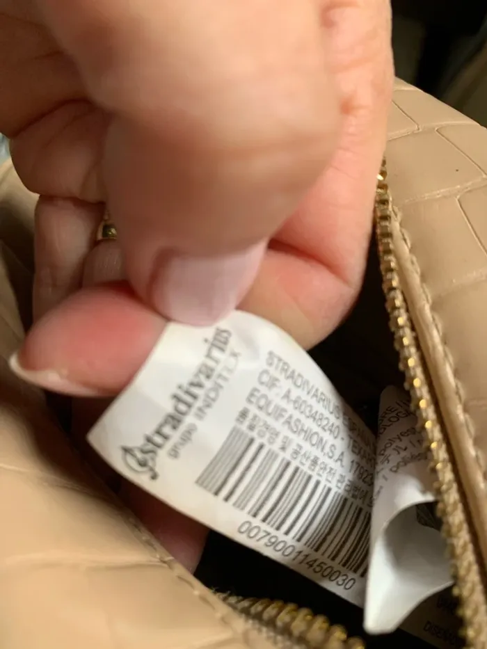 Sac bandoulière rigide femme beige rose - photo numéro 5