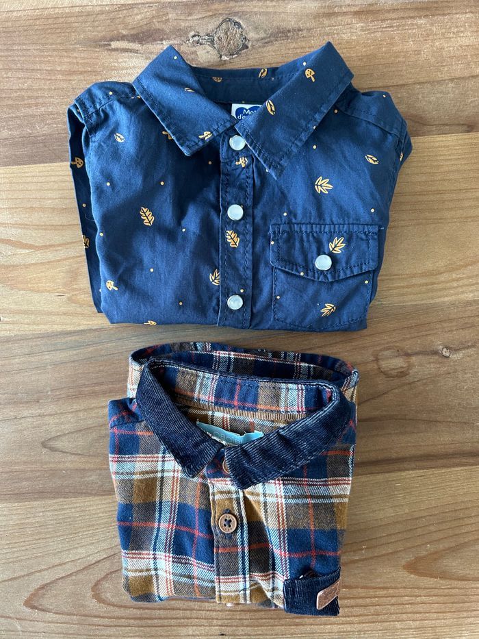 Lot de 2 chemises - 6 mois - photo numéro 2