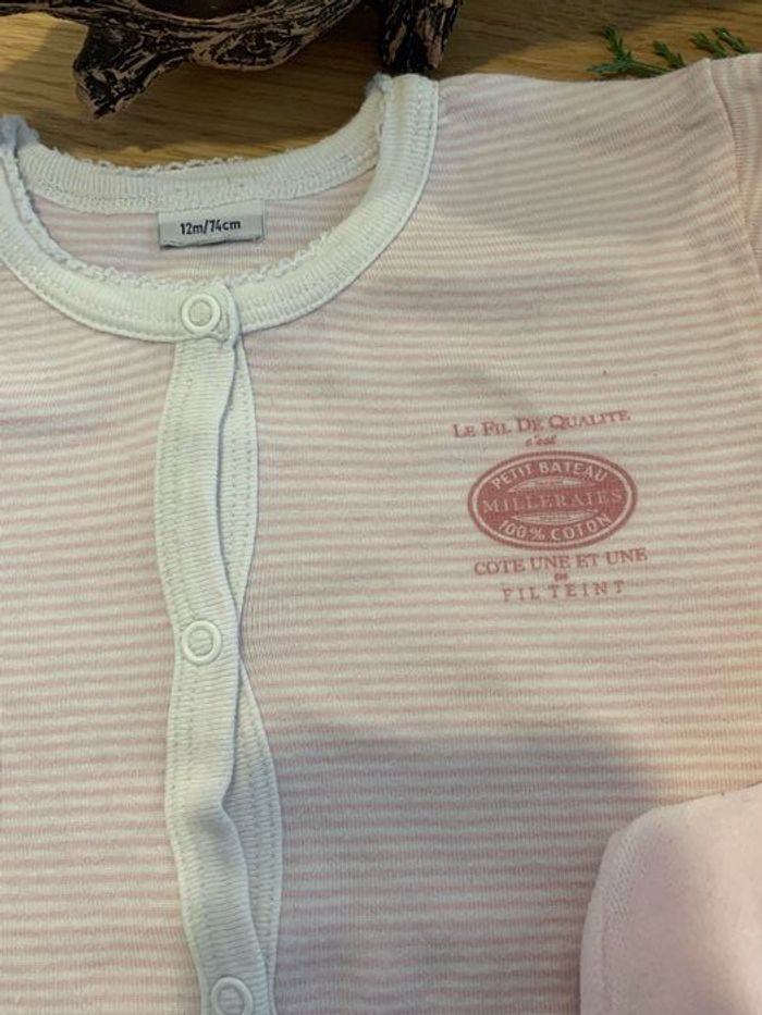 Lot de 2 pyjamas petit bateau 12 mois - photo numéro 2