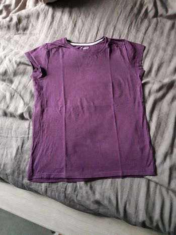 Tee-shirt violet 12 ans