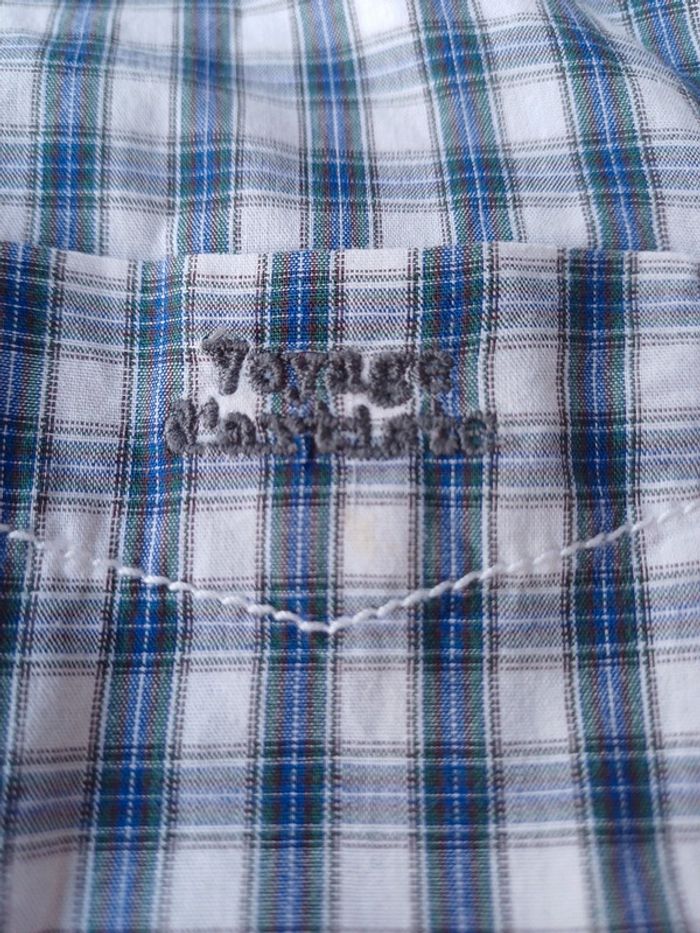 Chemise à carreaux sergent major 7ans - photo numéro 2