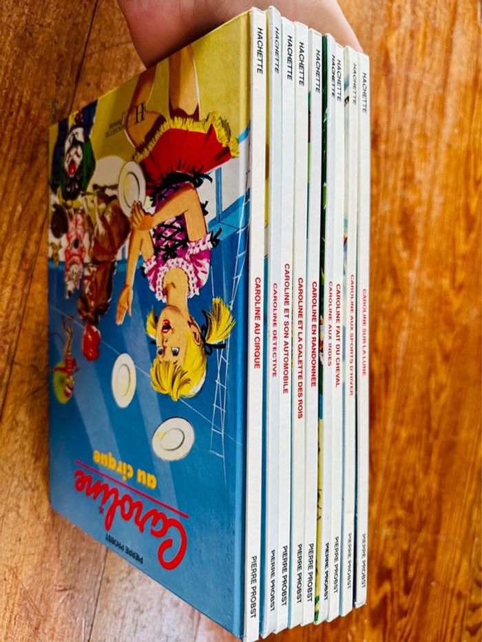 Lot de 9 albums Caroline Pierre Probst Hachette Jeunesse livres années 90 - photo numéro 2