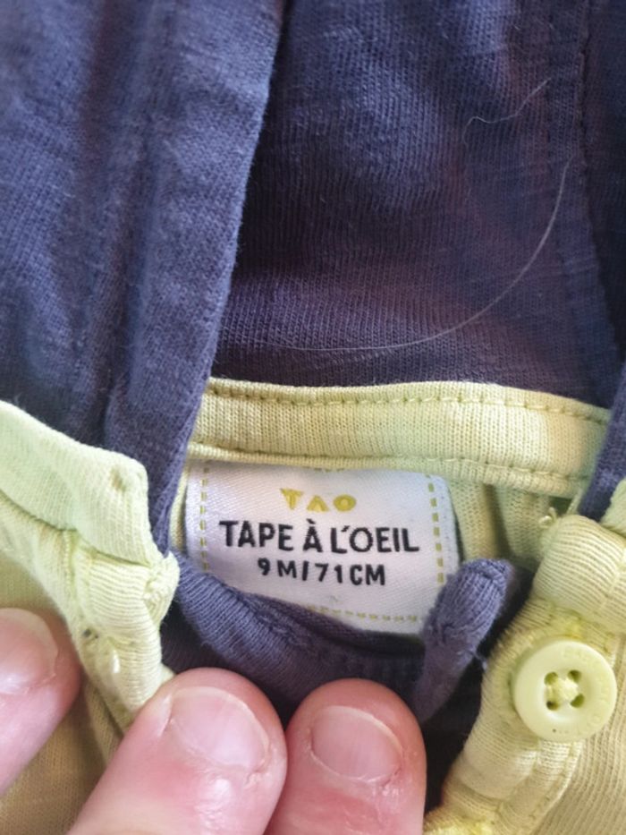 T shirt manches longues a capuche - photo numéro 2