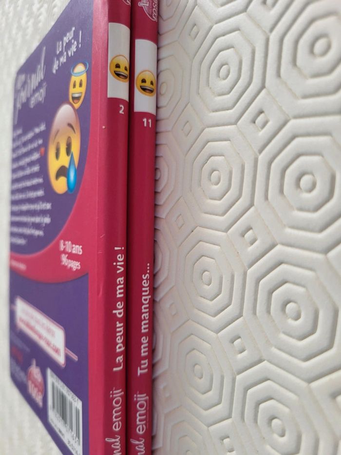 Lot 2 livres Mon journal Emoji - photo numéro 3