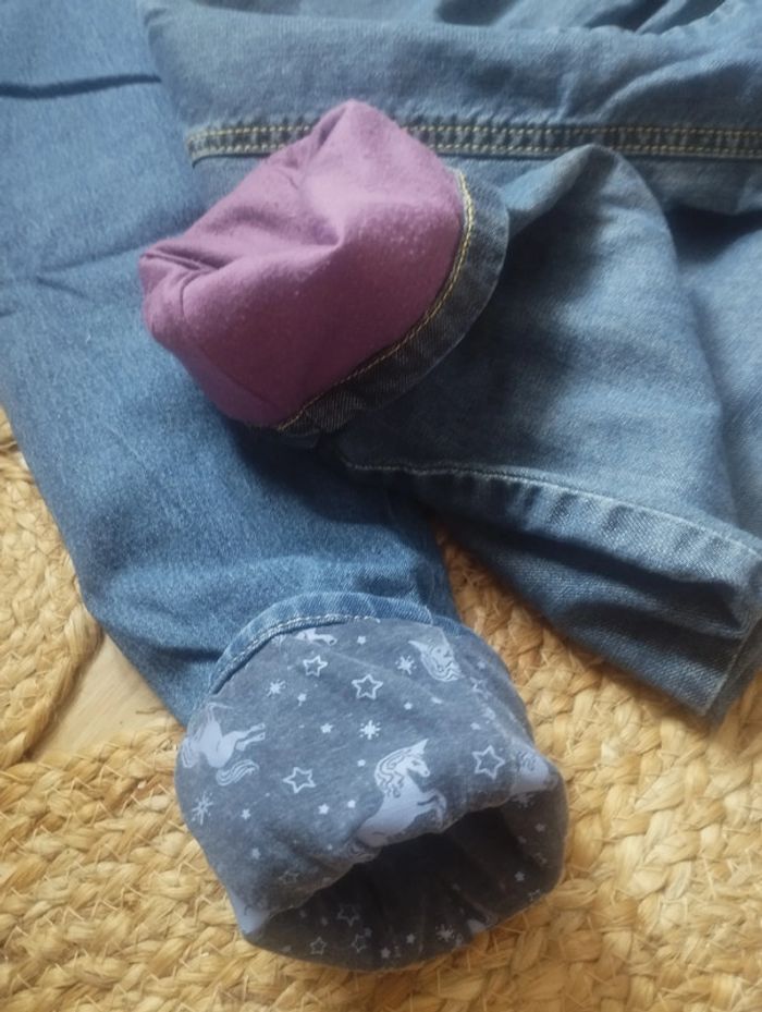 Lot 2 jeans hiver doublés 10ans - photo numéro 2