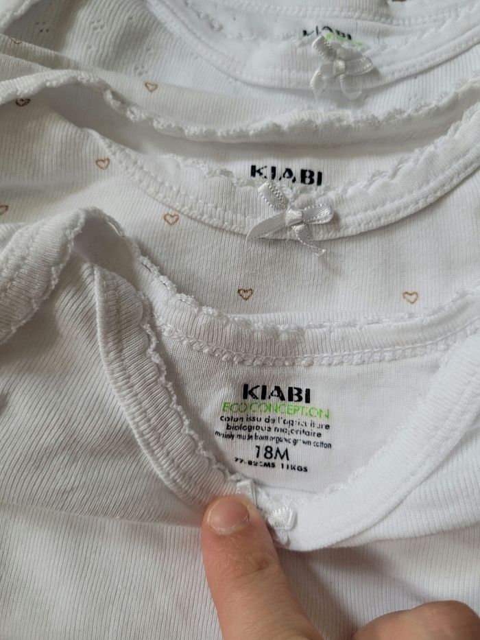 Lot 3 bodies manches longues - photo numéro 2