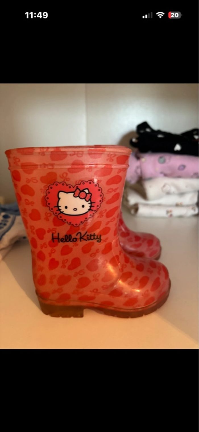 Botte de pluie hello kitty
