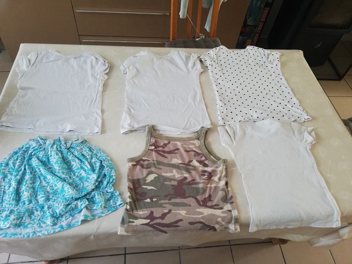 Lot 6 tee shirt manches courtes 10 ans marques diverses - photo numéro 3