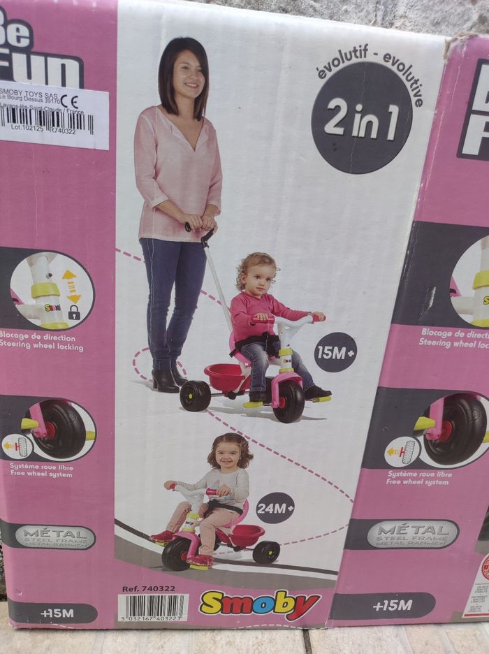 Tricycle, vélo 2 en 1 smoby
Be Fun - photo numéro 6