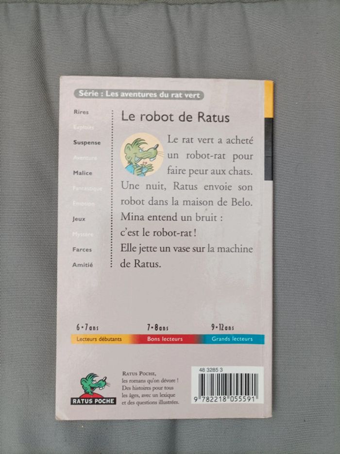 Livre pour jeunes lecteurs "le robot de Ratus" - photo numéro 6