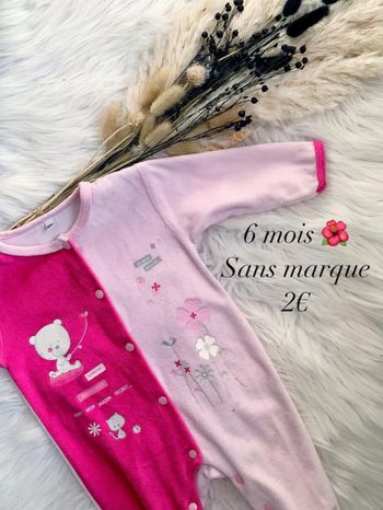 Pyjama 🌺 6 mois 🌺 Sans marque