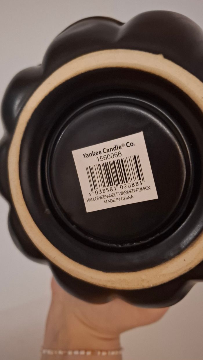 Yankee candle bougeoir halloween citrouille noir diffuseur cire parfumée PartyLite - photo numéro 4