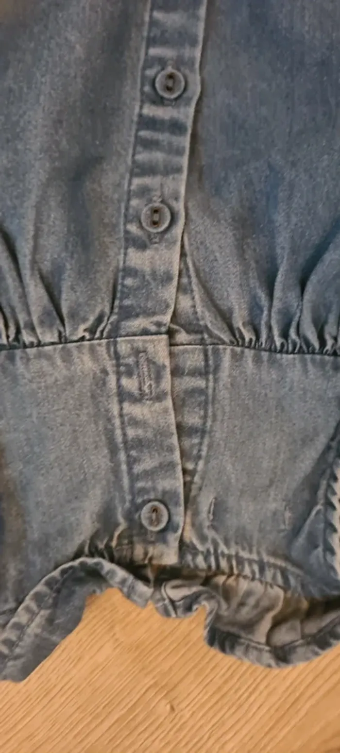 Robe jeans sans manches - photo numéro 3