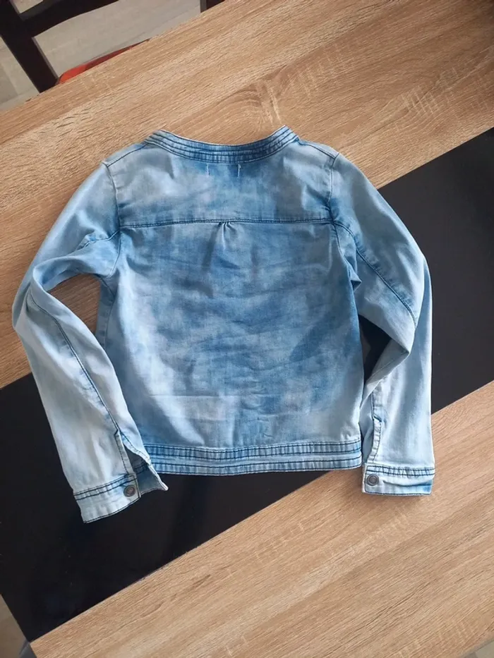 Blouson en jeans fille 10 ans - photo numéro 4