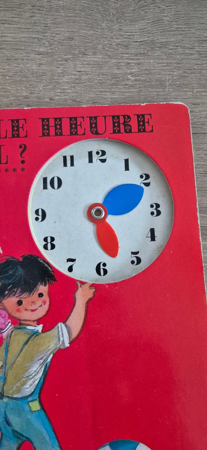 Livre vintage Quelle heure est-il ? - photo numéro 3
