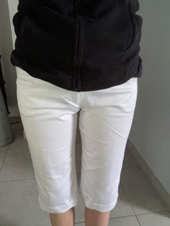 Pantacourt blanc T. M