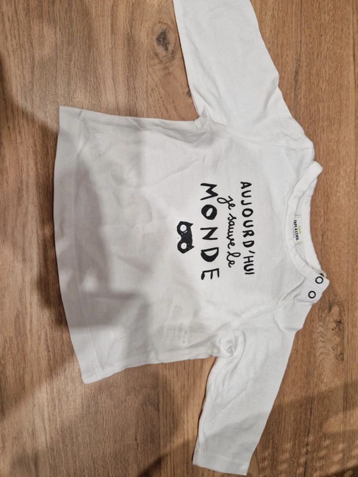 Lot de 3 haut manches longues 3 mois - photo numéro 2