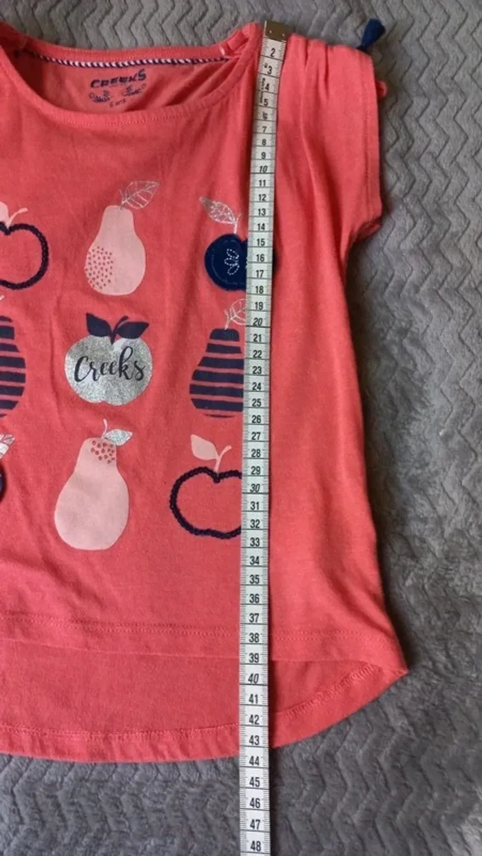 T-shirt sans manche corail creeks - photo numéro 4