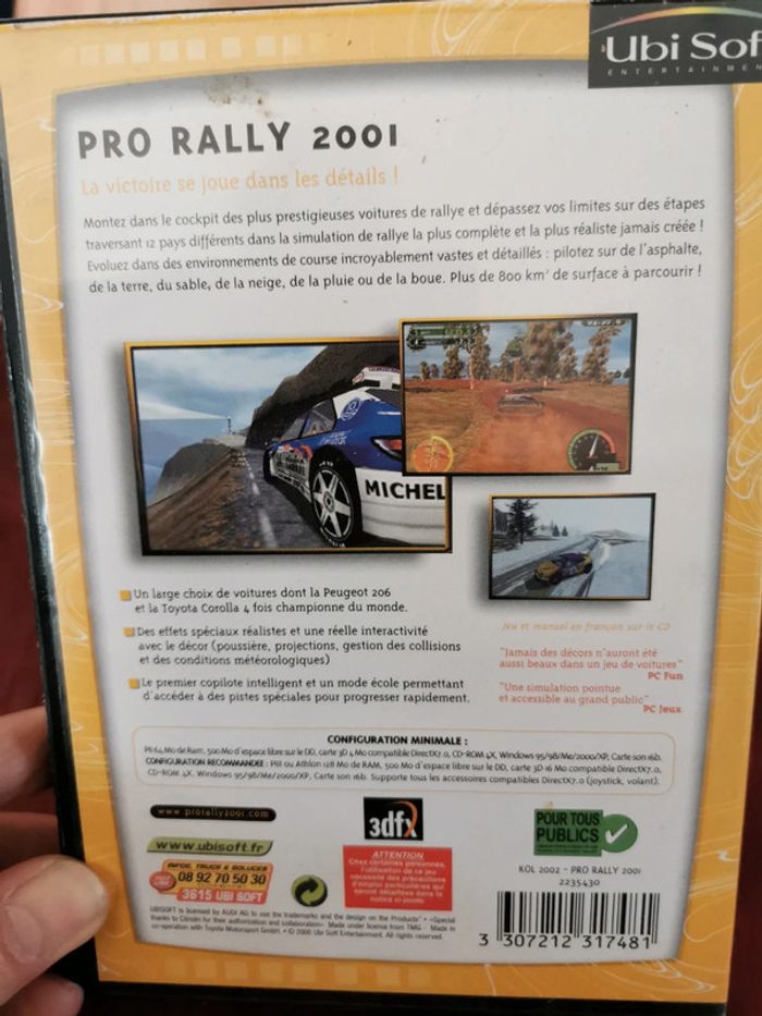 Cd-Rom PC. Pro Rally 2001 - photo numéro 3